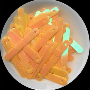 100 buc/sac 5*35mm mare dreptunghi bar autocolant paiete PVC Paillettes nunta cusut meșteșuguri femei îmbrăcăminte Lentejuelas accesorii