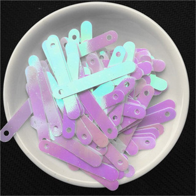 100 buc/sac 5*35mm mare dreptunghi bar autocolant paiete PVC Paillettes nunta cusut meșteșuguri femei îmbrăcăminte Lentejuelas accesorii