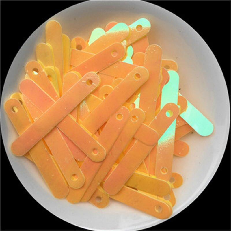 100 buc/sac 5*35mm mare dreptunghi bar autocolant paiete PVC Paillettes nunta cusut meșteșuguri femei îmbrăcăminte Lentejuelas accesorii