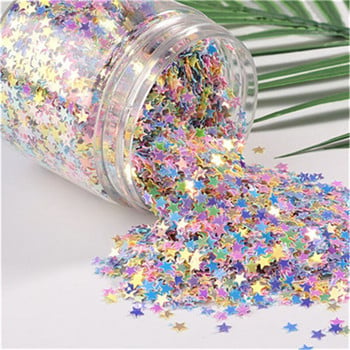 10g/Bag Mix Macaroon Colors Sequins Craft Glittering Star Heart Sakura Paillettes DIY Manicure Nail Art Lentejuelas Accessories