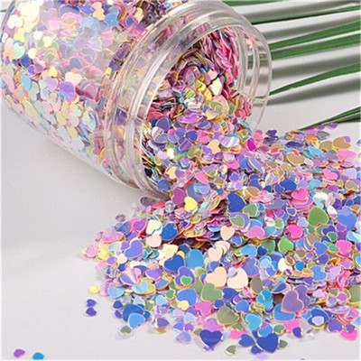 10g/Bag Mix Macaroon Colors Sequins Craft Glittering Star Heart Sakura Paillettes DIY Manicure Nail Art Lentejuelas Accessories