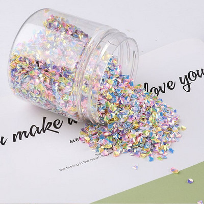 10g/Bag Mix Macaroon Colors Sequins Craft Glittering Star Heart Sakura Paillettes DIY Manicure Nail Art Lentejuelas Accessories