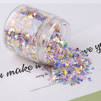 10g/Bag Mix Macaroon Colors Sequins Craft Glittering Star Heart Sakura Paillettes DIY Manicure Nail Art Lentejuelas Accessories