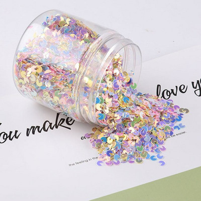 10g/Bag Mix Macaroon Colors Sequins Craft Glittering Star Heart Sakura Paillettes DIY Manicure Nail Art Lentejuelas Accessories