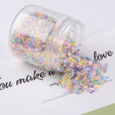 10g/Bag Mix Macaroon Colors Sequins Craft Glittering Star Heart Sakura Paillettes DIY Manicure Nail Art Lentejuelas Accessories