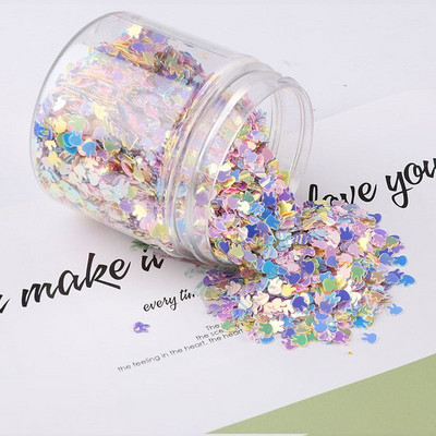 10g/Bag Mix Macaroon Colors Sequins Craft Glittering Star Heart Sakura Paillettes DIY Manicure Nail Art Lentejuelas Accessories