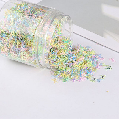10g/Bag Mix Macaroon Colors Sequins Craft Glittering Star Heart Sakura Paillettes DIY Manicure Nail Art Lentejuelas Accessories