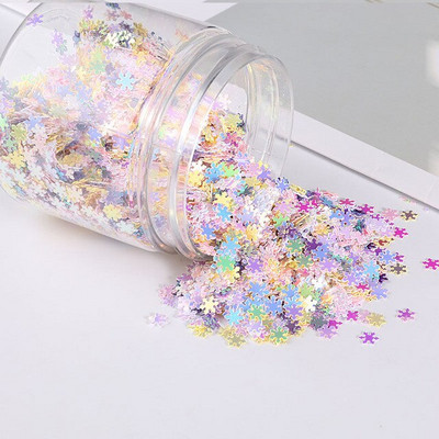 10g/Bag Mix Macaroon Colors Sequins Craft Glittering Star Heart Sakura Paillettes DIY Manicure Nail Art Lentejuelas Accessories