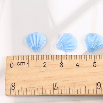 Παγιέτες 13mm DIY Σχήμα κοχυλιού Πολύχρωμο ράψιμο Νυφικό Αξεσουάρ Παλιέ Διακόσμηση DIY Υλικό 120 ΤΕΜ.