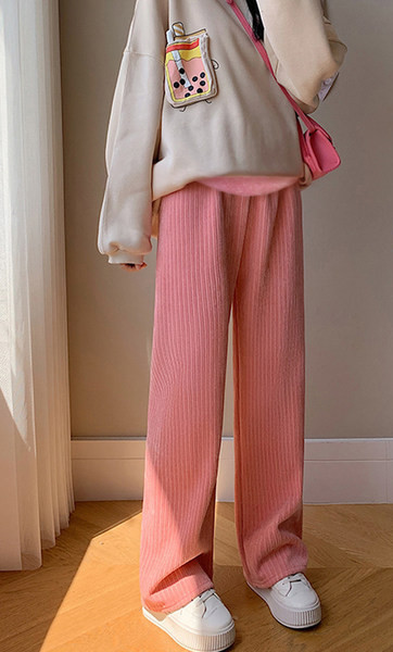 Casual γυναικείο παντελόνι για εγκύους με πούπουλο