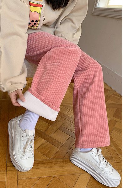 Casual γυναικείο παντελόνι για εγκύους με πούπουλο