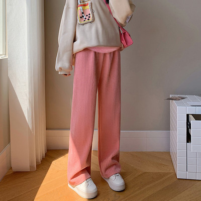 Casual γυναικείο παντελόνι για εγκύους με πούπουλο