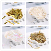 100 tk / partii suurus 5 * 32 mm tšilli elevandiluu kujuga litrid PVC palettid Õmbluskäsitöö DIY kostüüm Lava Rõivas Lentejuela aksessuaarid