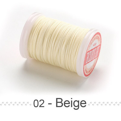 Υψηλής ποιότητας Δερμάτινο Ράψιμο Κερωμένο Κλωστή Στρογγυλό Σχοινί για Βραχιολάκι Ύφανσης Craft DIY και Ράψιμο Κεντήματος Πολυεστέρα 0,4-0,5-0,6mm