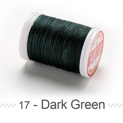 Υψηλής ποιότητας Δερμάτινο Ράψιμο Κερωμένο Κλωστή Στρογγυλό Σχοινί για Βραχιολάκι Ύφανσης Craft DIY και Ράψιμο Κεντήματος Πολυεστέρα 0,4-0,5-0,6mm