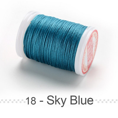 Υψηλής ποιότητας Δερμάτινο Ράψιμο Κερωμένο Κλωστή Στρογγυλό Σχοινί για Βραχιολάκι Ύφανσης Craft DIY και Ράψιμο Κεντήματος Πολυεστέρα 0,4-0,5-0,6mm