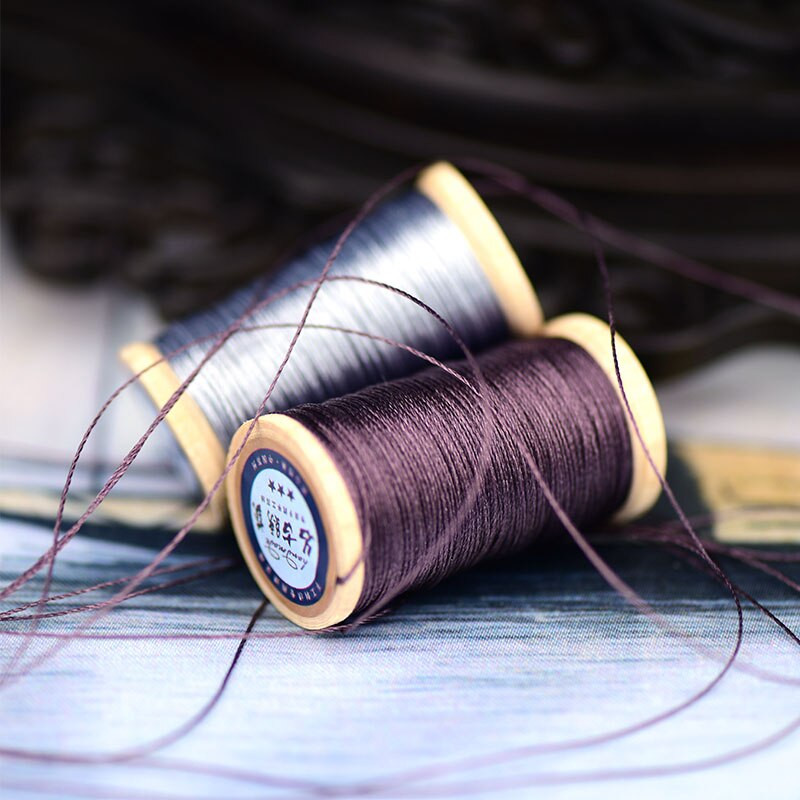 Roll Of 0,3mm γραμμή ινών πολυαμίδης Χειροποίητο νήμα κεντήματος Φούντες Σειρά 50M Υψηλής αντοχής 3 σκέλη Κλωστή γκρι