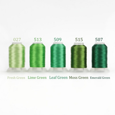 63 Brother Colors Set Premium πολυεστερικό νήμα κεντήματος 500M (550Y) Every Spool Brother Babylock Janome Singer Home Machine