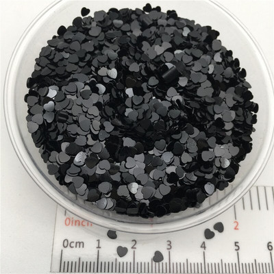 20g 3mm Love Heart Shape PVC Paiete libere Glitter Paillettes pentru Nail Art manichiura/cusut/decor de nunta confetti