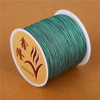50m Dia 0,8mm Νάιλον Κορδόνι Βραχιόλι Κινέζικο Κόμπο Μακραμέ Κορδόνι Πλεγμένο κορδόνι DIY Φούντες Χάντρες Κλωστή κορδόνι κοσμήματος
