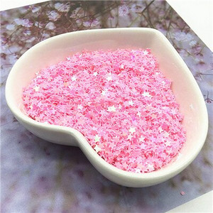 10g ροζ πούλιες Mix πούλιες για Craft Glitter Star Heart Flower Mermaid Shell Unicorn Paillettes DIY Manicure Nail Art Decor