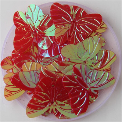 20Pcs/Lot 22*30mm veliki leptir šljokice s 2 rupe PVC paillette DIY šivanje vjenčanica Ženska odjeća Lentejuelas dodaci