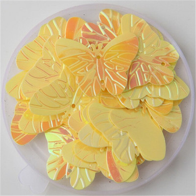 20Pcs/Lot 22*30mm veliki leptir šljokice s 2 rupe PVC paillette DIY šivanje vjenčanica Ženska odjeća Lentejuelas dodaci