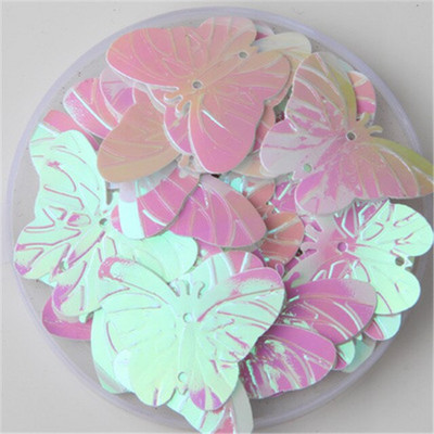 20Pcs/Lot 22*30mm veliki leptir šljokice s 2 rupe PVC paillette DIY šivanje vjenčanica Ženska odjeća Lentejuelas dodaci