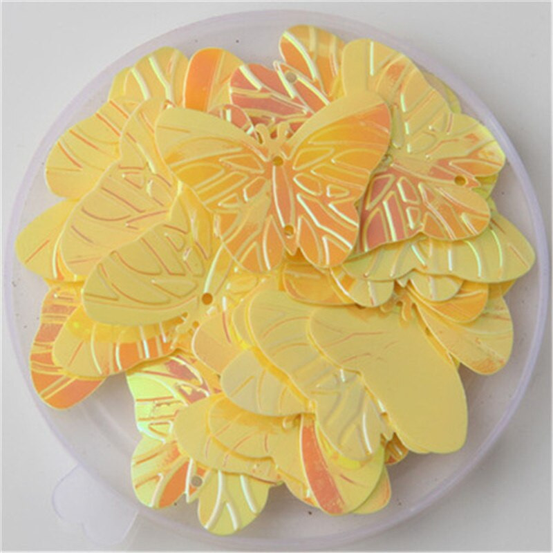20Pcs/Lot 22*30mm veliki leptir šljokice s 2 rupe PVC paillette DIY šivanje vjenčanica Ženska odjeća Lentejuelas dodaci