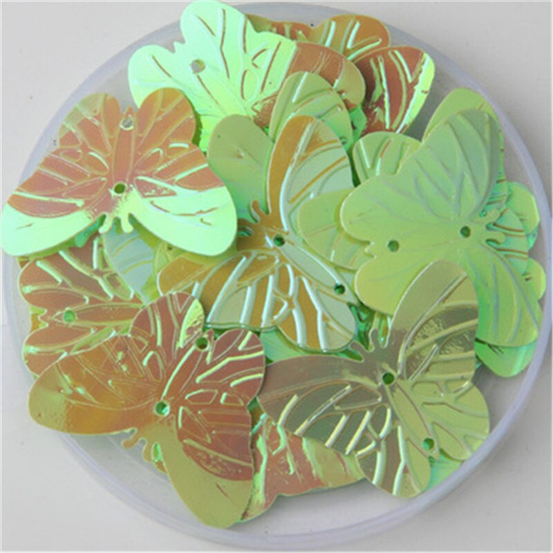 20Pcs/Lot 22*30mm veliki leptir šljokice s 2 rupe PVC paillette DIY šivanje vjenčanica Ženska odjeća Lentejuelas dodaci