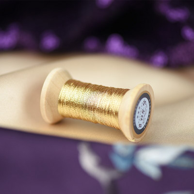 Prantsuse tikkimisniit Merevaigukollane kuldseeria Kuldniit tikandid Pool värviline kuldne tikkimisniit 50 meetrit rull