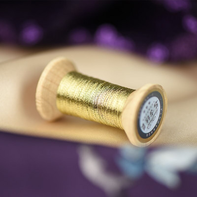 Prantsuse tikkimisniit Merevaigukollane kuldseeria Kuldniit tikandid Pool värviline kuldne tikkimisniit 50 meetrit rull