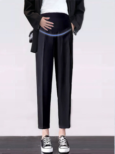 Pantaloni curați de damă cu talie înaltă