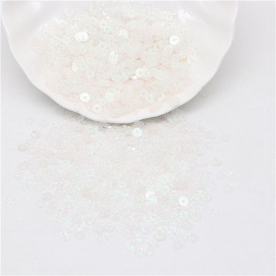 Paillette 3 mm 4 mm 6 mm 10 mm svjetlucave šljokice boje šampanjca Srebrno crne pljosnate okrugle šljokice za DIY odjeću Dodaci za šivanje