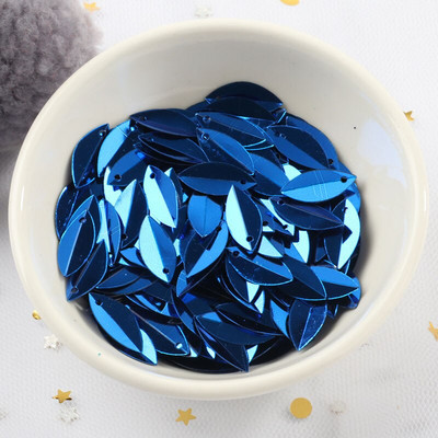 Uus! 720 tk 6*14mm ovaalsed volditud litrid hobusesilmade kuju lahtised litrid meisterdamiseks pulmakaunistused õmblustarvikud