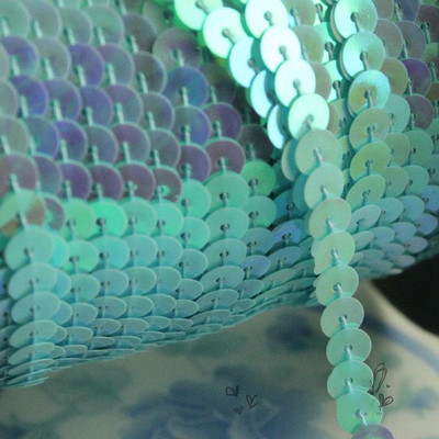 1m-90m 6mm Επίπεδες στρογγυλές παγιέτες Δαντέλα κορδέλα ράψιμο σε στολισμένα Spangle Πιλέτες κορδόνια σε ρολό για χειροτεχνίες Γυναικεία υφασμάτινα αξεσουάρ