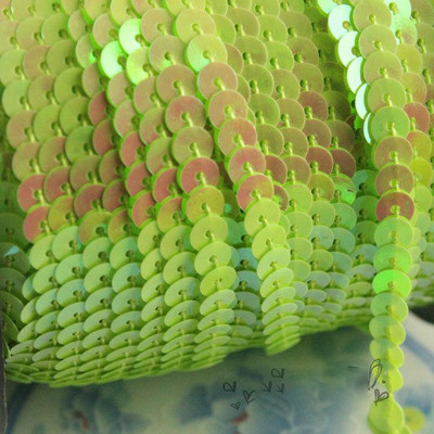 1m-90m 6mm Επίπεδες στρογγυλές παγιέτες Δαντέλα κορδέλα ράψιμο σε στολισμένα Spangle Πιλέτες κορδόνια σε ρολό για χειροτεχνίες Γυναικεία υφασμάτινα αξεσουάρ