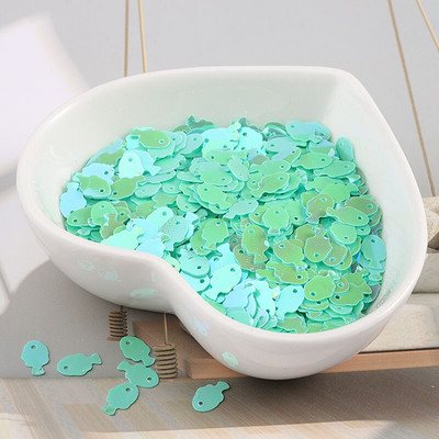 10g/τσάντα 5*7mm Πολύχρωμες πούλιες ψαριών DIY slime υλικό πούλιες Εξαρτήματα για κεντήματα κοσμήματα στολής χειροτεχνίας 720 τμχ