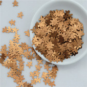 3000 tk 8 mm jõulupiparkoogimees lahtised litrid Paillette õmblemine käsitöö jaoks Scrapbooking Navidad kaunistused