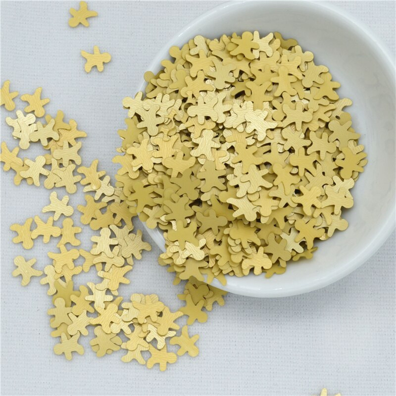 3000 tk 8 mm jõulupiparkoogimees lahtised litrid Paillette õmblemine käsitöö jaoks Scrapbooking Navidad kaunistused