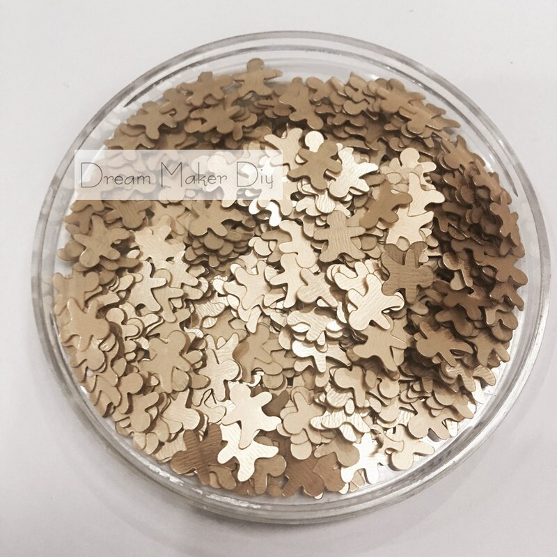 3000 tk 8 mm jõulupiparkoogimees lahtised litrid Paillette õmblemine käsitöö jaoks Scrapbooking Navidad kaunistused