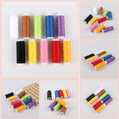 Polüesterõmblusniidid 10 värvi 160 jardi tikandid Õmblusniidid Koonus õmblusmasinale Lapitööd Niidid Käsitöö