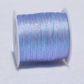 Χρυσή και ασημένια κλωστή Συμφωνική κλωστή βραχιόλι Πλεκτό σχοινί νήμα νεφρίτη diy υλικό Χειροποίητο πλεκτό κόσμημα