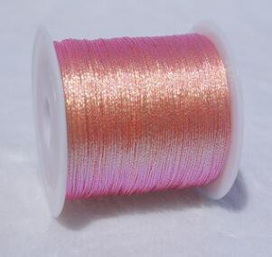 Χρυσή και ασημένια κλωστή Συμφωνική κλωστή βραχιόλι Πλεκτό σχοινί νήμα νεφρίτη diy υλικό Χειροποίητο πλεκτό κόσμημα