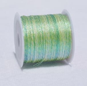 Χρυσή και ασημένια κλωστή Συμφωνική κλωστή βραχιόλι Πλεκτό σχοινί νήμα νεφρίτη diy υλικό Χειροποίητο πλεκτό κόσμημα