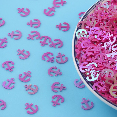 10 g/lot 8 mm oblik sidra PVC rasute šljokice Paillettes Šivaći obrt Svjetlucavi šljokice za nokte Konfeti DIY Svjetlucavi dodaci