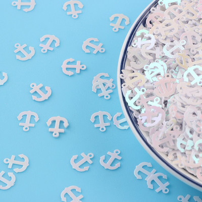 10 g/lot 8 mm oblik sidra PVC rasute šljokice Paillettes Šivaći obrt Svjetlucavi šljokice za nokte Konfeti DIY Svjetlucavi dodaci