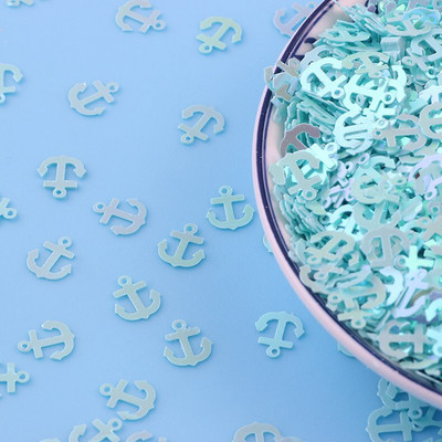 10 g/lot 8 mm oblik sidra PVC rasute šljokice Paillettes Šivaći obrt Svjetlucavi šljokice za nokte Konfeti DIY Svjetlucavi dodaci