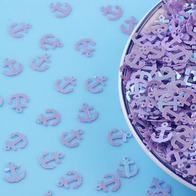 10 g/lot 8 mm oblik sidra PVC rasute šljokice Paillettes Šivaći obrt Svjetlucavi šljokice za nokte Konfeti DIY Svjetlucavi dodaci