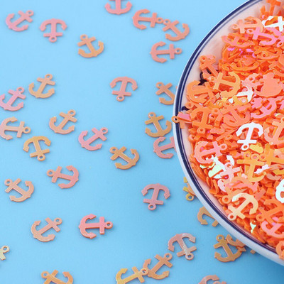 10 g/lot 8 mm oblik sidra PVC rasute šljokice Paillettes Šivaći obrt Svjetlucavi šljokice za nokte Konfeti DIY Svjetlucavi dodaci